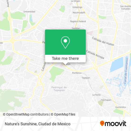 Nature's Sunshine map