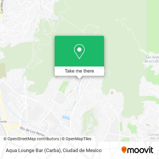 Mapa de Aqua Lounge Bar (Carba)