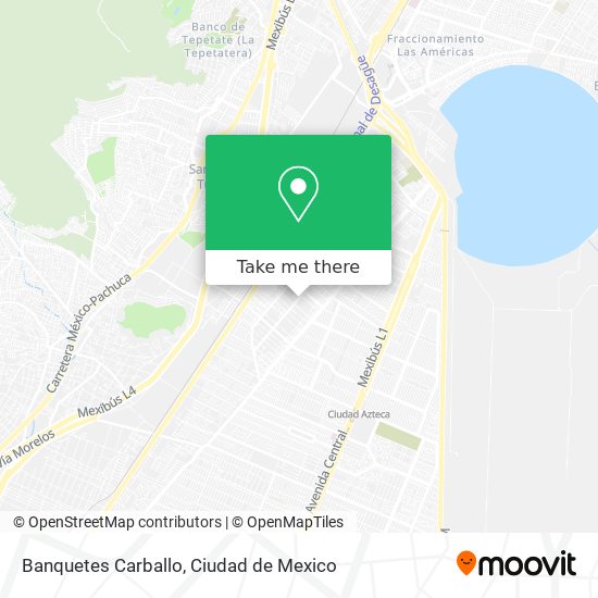 Banquetes Carballo map