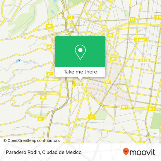 Mapa de Paradero Rodin