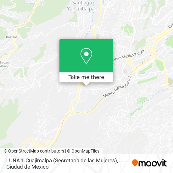 LUNA 1 Cuajimalpa (Secretaría de las Mujeres) map