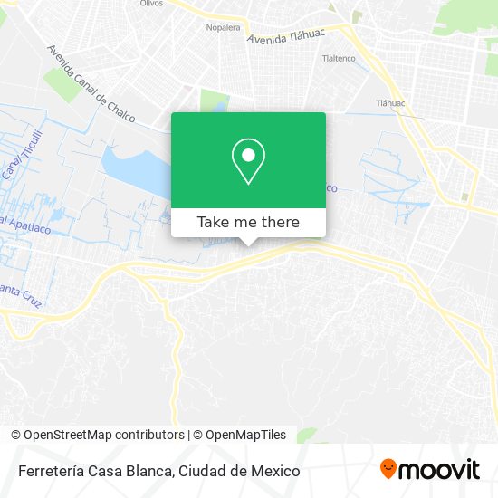Mapa de Ferretería Casa Blanca