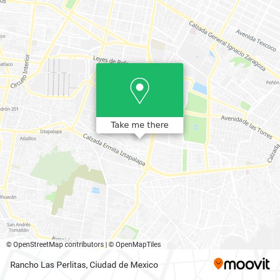 Rancho Las Perlitas map