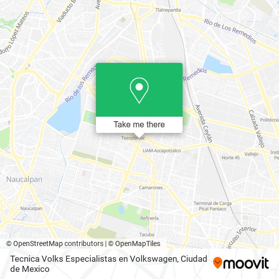 Tecnica Volks Especialistas en Volkswagen map