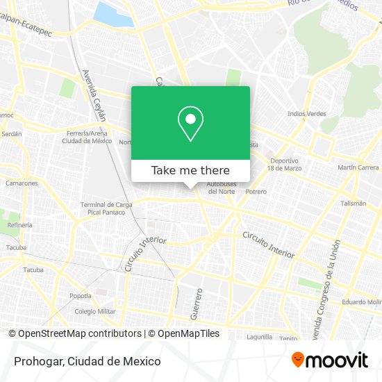 Mapa de Prohogar