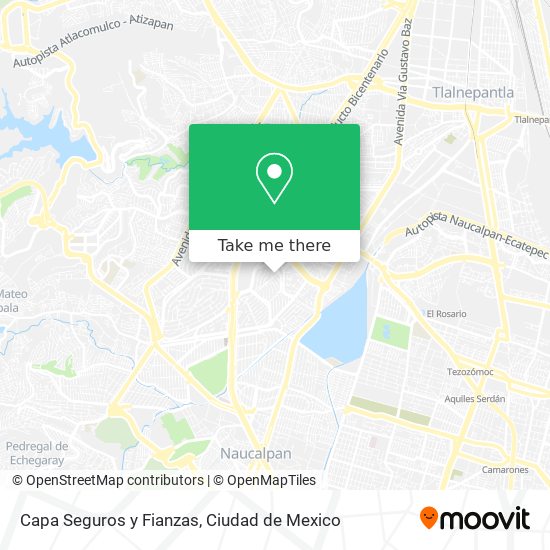 Capa Seguros y Fianzas map