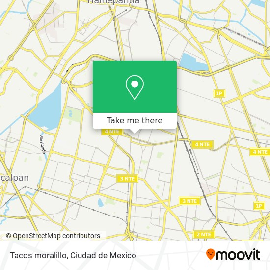 Tacos moralillo map