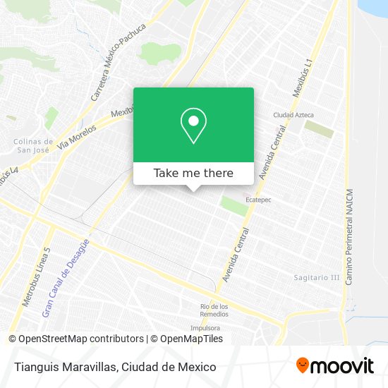 Mapa de Tianguis Maravillas