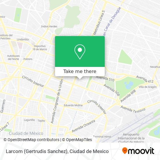 Larcom (Gertrudis Sanchez) map
