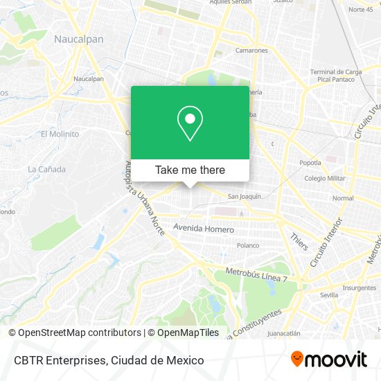 CBTR Enterprises map