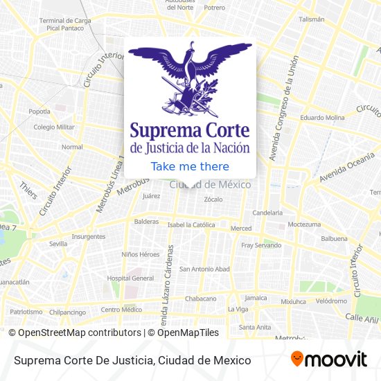 Suprema Corte De Justicia map