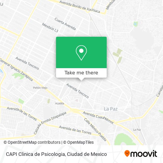 CAPI Clinica de Psicologia map