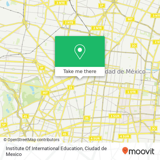 Institute Of International Education map