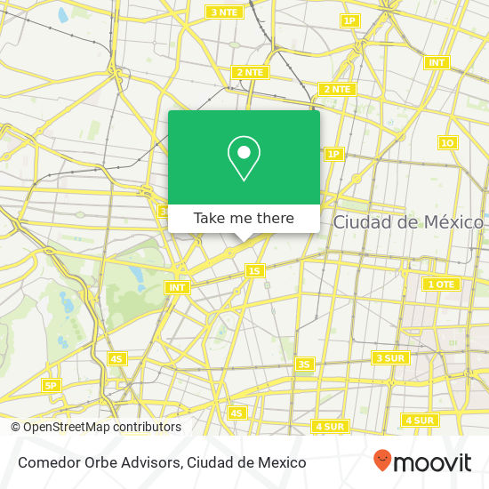 Mapa de Comedor Orbe Advisors