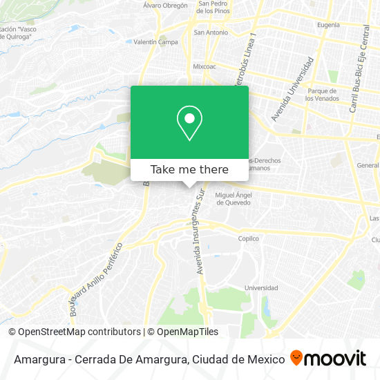 Amargura - Cerrada De Amargura map