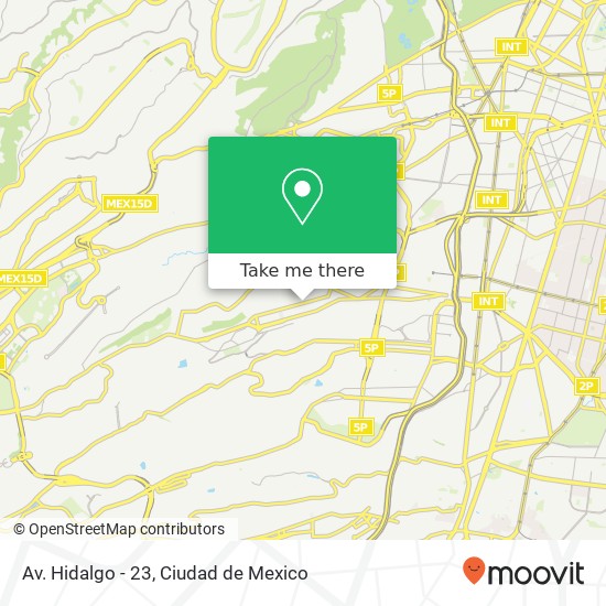 Av. Hidalgo - 23 map