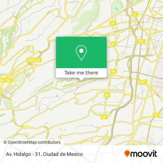 Av. Hidalgo - 31 map