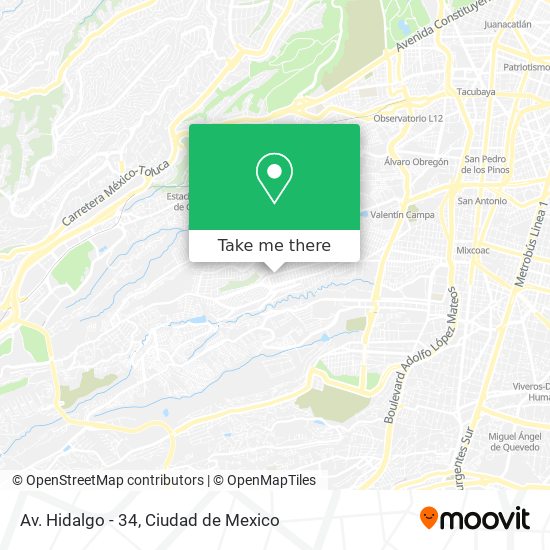 Mapa de Av. Hidalgo - 34