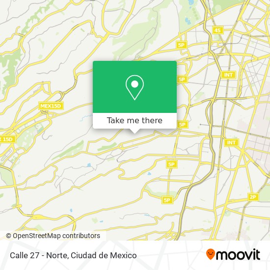 Calle 27 - Norte map