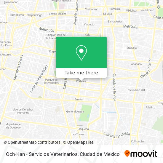 Och-Kan - Servicios Veterinarios map