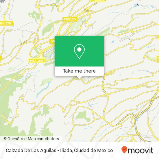 Calzada De Las Aguilas - Iliada map