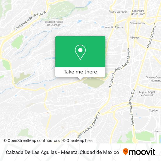 Mapa de Calzada De Las Aguilas - Meseta