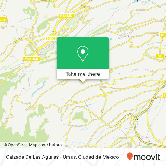 Mapa de Calzada De Las Aguilas - Ursus