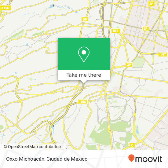 Oxxo Michoacán map