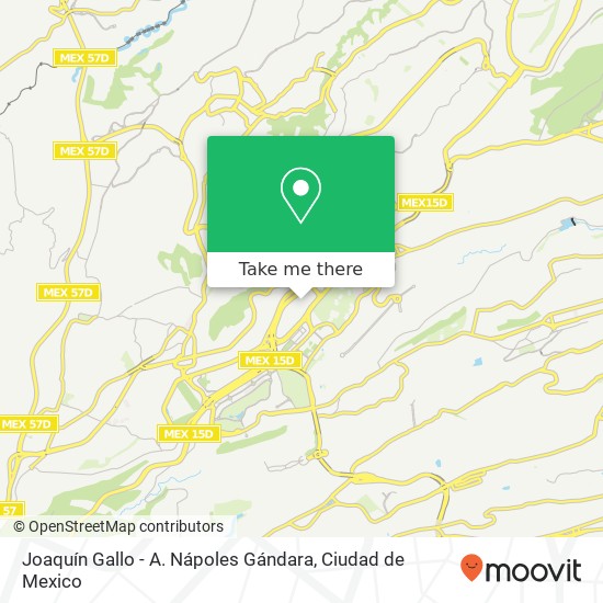 Joaquín Gallo - A. Nápoles Gándara map