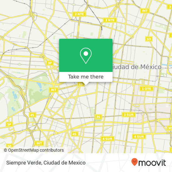 Mapa de Siempre Verde