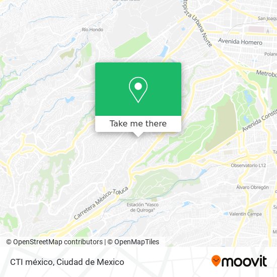 CTI méxico map