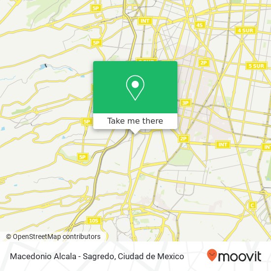 Macedonio Alcala - Sagredo map