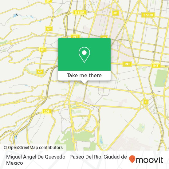 Miguel Ángel De Quevedo - Paseo Del Río map