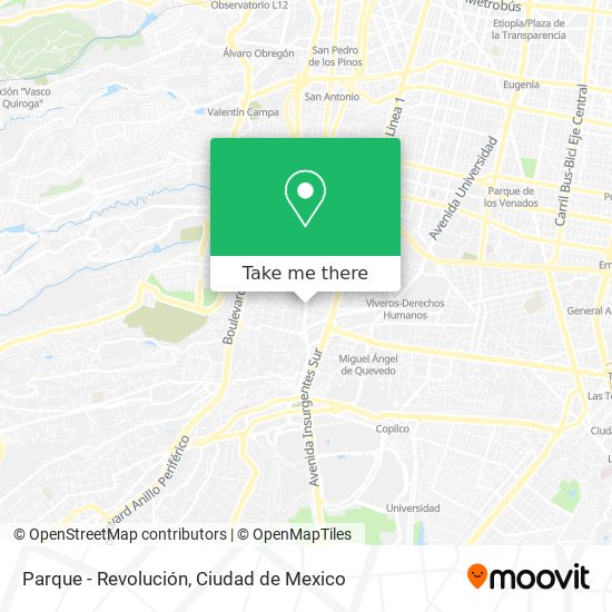 Parque - Revolución map