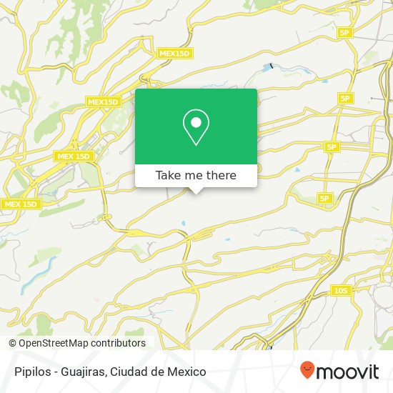 Pipilos - Guajiras map