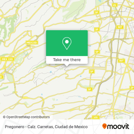 Pregonero - Calz. Carretas map
