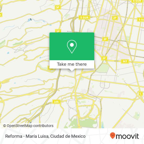 Reforma - María Luisa map