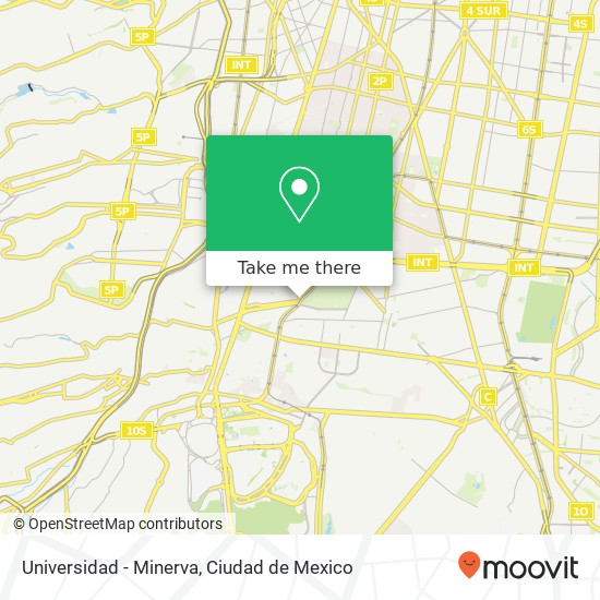 Universidad - Minerva map