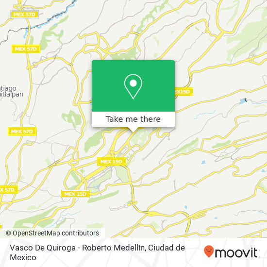 Vasco De Quiroga - Roberto Medellín map