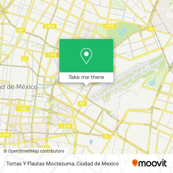 Mapa de Tortas Y Flautas Moctezuma