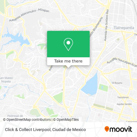 Click & Collect Liverpool map