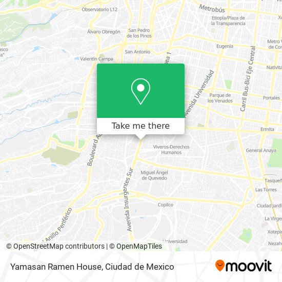 Mapa de Yamasan Ramen House