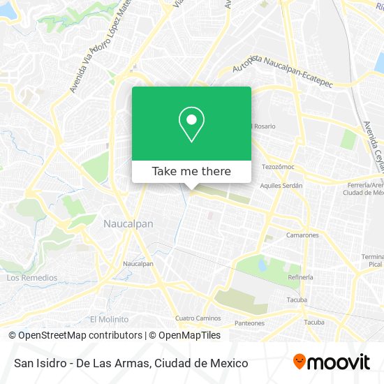 San Isidro - De Las Armas map