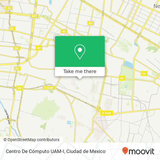 Centro De Cómputo UAM-I map