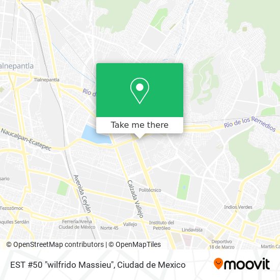 EST #50 "wilfrido Massieu" map