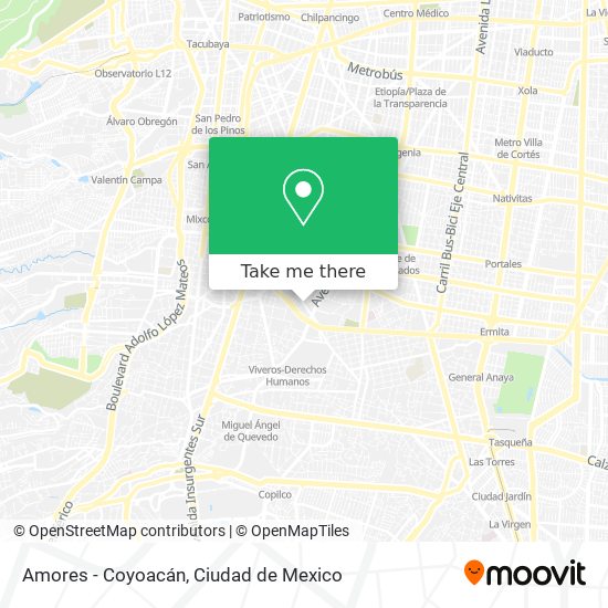 Mapa de Amores - Coyoacán