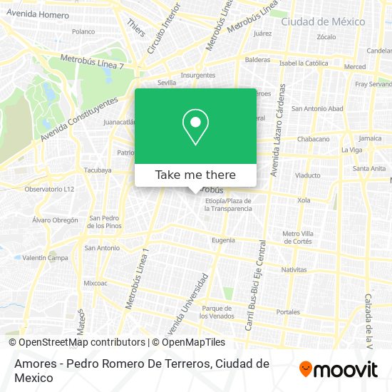 Mapa de Amores - Pedro Romero De Terreros