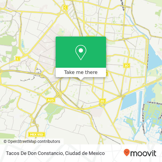 Mapa de Tacos De Don Constancio