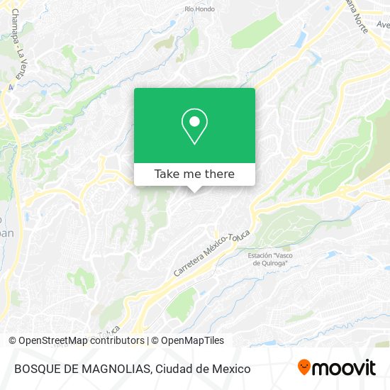 BOSQUE DE MAGNOLIAS map