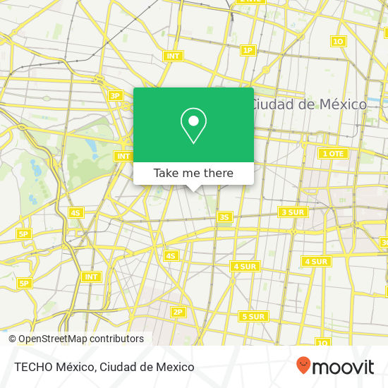 TECHO México map